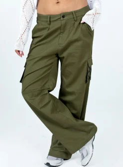 Princess Polly Paisley Tattoo Cargo Pants  Khaki Hot