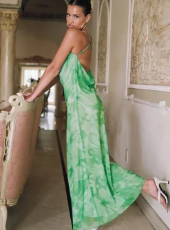 Princess Polly Pantano Maxi Dress  Green Shop