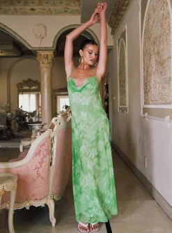 Princess Polly Pantano Maxi Dress  Green Shop