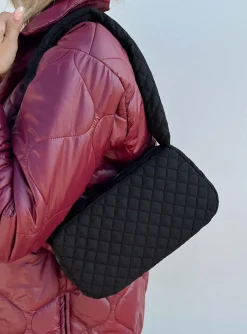 Princess Polly Pantano Shoulder Bag  Black Best Sale