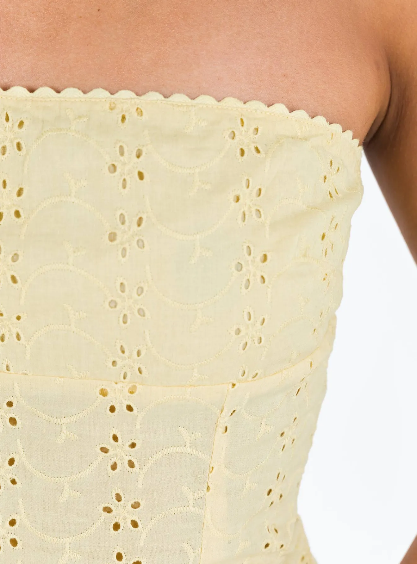Princess Polly Parle Anglais Top Yellow Sale