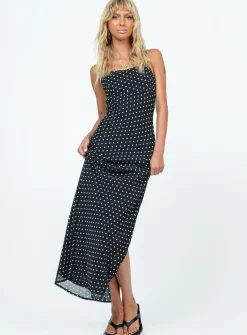 Princess Polly Parnham Maxi Dress/ White   Black Shop