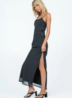 Princess Polly Parnham Maxi Dress/ White   Black Shop