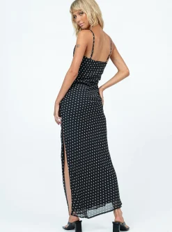 Princess Polly Parnham Maxi Dress/ White   Black Shop