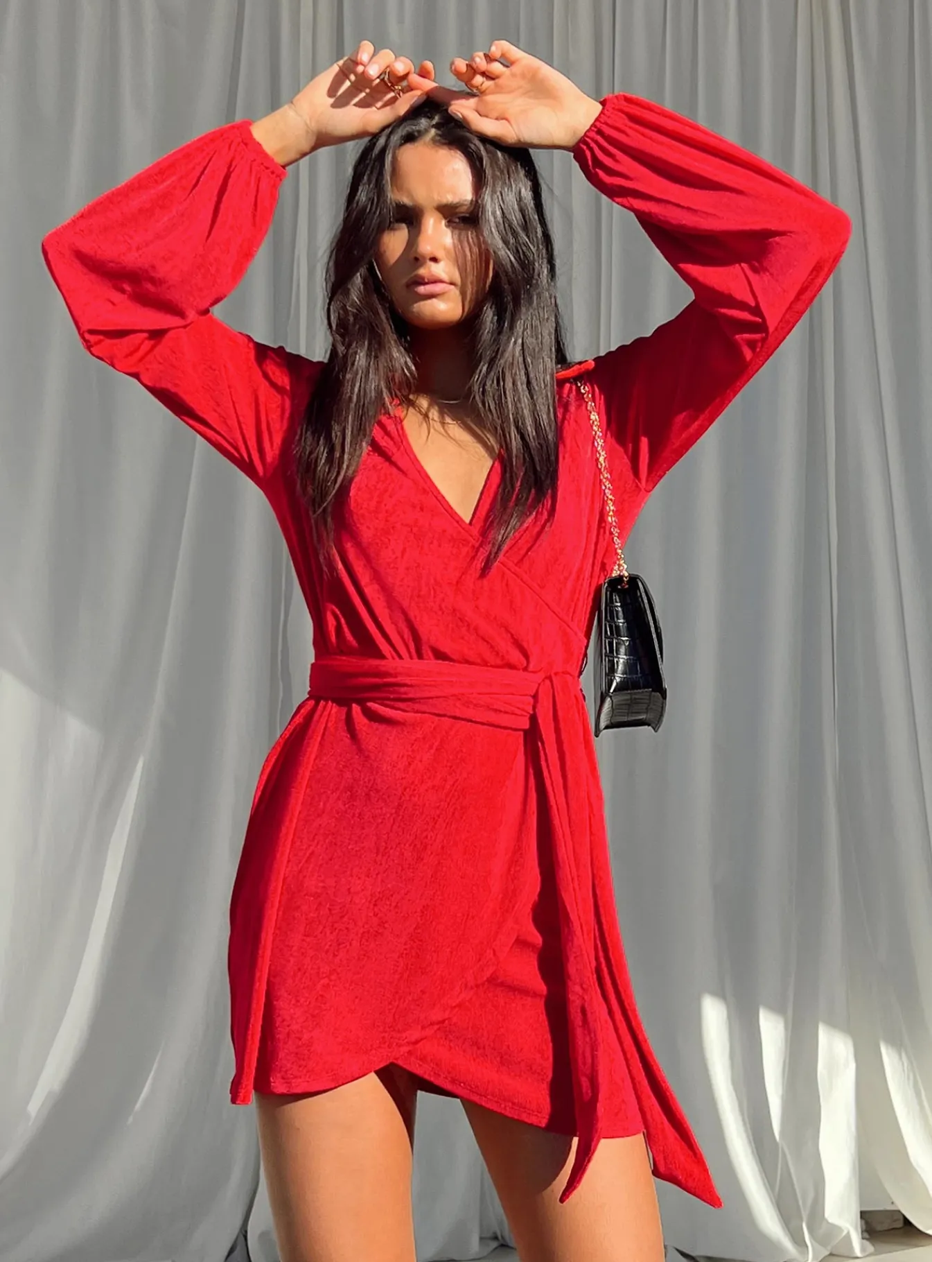 Princess Polly Party Time Mini Dress Red Sale