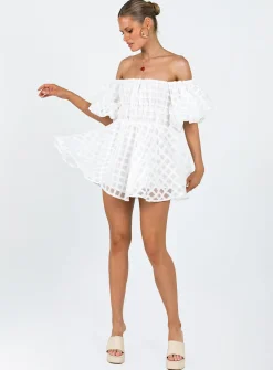 Princess Polly Pascali Mini Dress  White Fashion