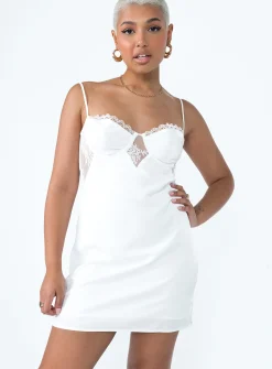 Princess Polly Passion Mini Dress  White Fashion