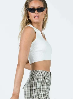 Princess Polly Patterson Top White Discount