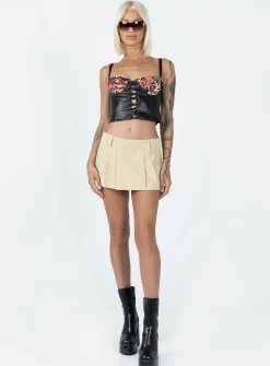 Princess Polly Patton Top  Black Best Sale
