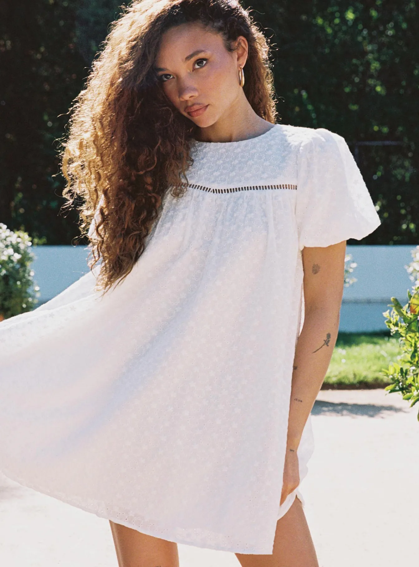 Princess Polly Pelton Mini Dress White Flash Sale