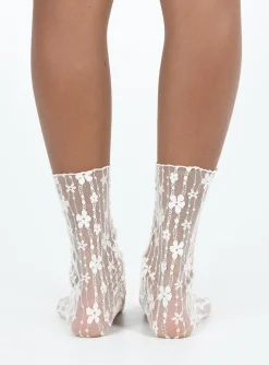 Princess Polly Pemberton Socks White Sale