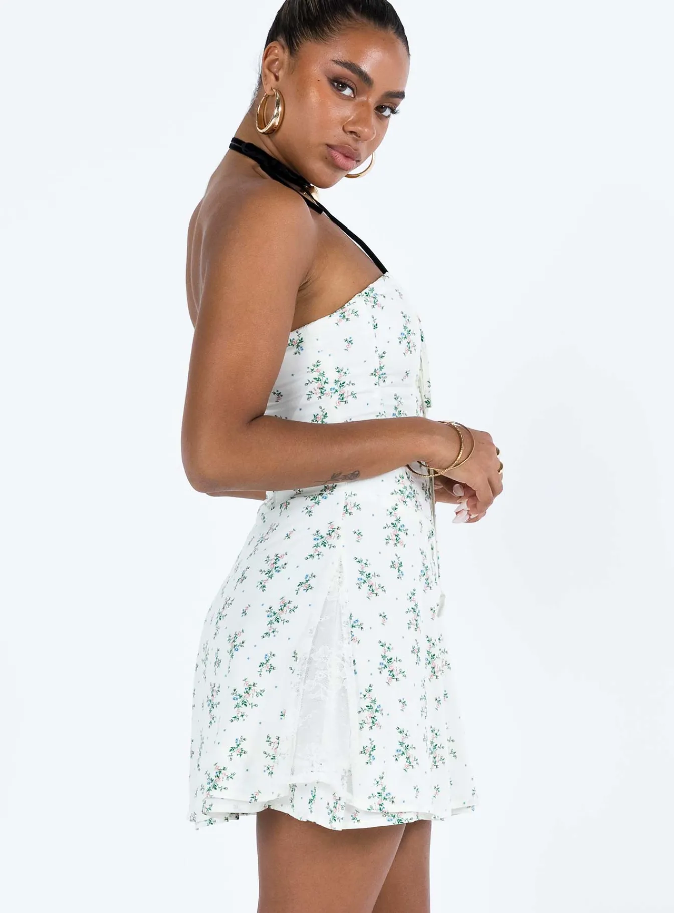 Princess Polly Peroli Corset Mini Dress Floral Discount