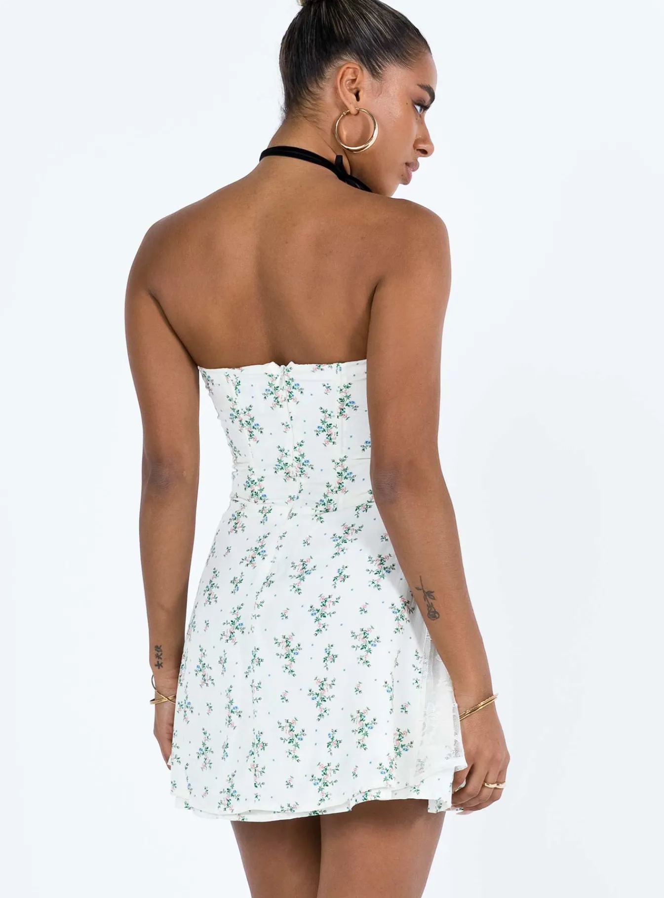 Princess Polly Peroli Corset Mini Dress Floral Discount