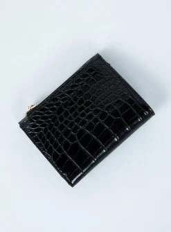 Princess Polly Peta &Amp; Jain Maddox Walletcroc   Black Online