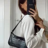 Princess Polly Peta &Amp; Jain Piper Bag  Black Croc Flash Sale