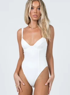 Princess Polly Peyton Bodysuit  White Online