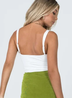 Princess Polly Peyton Bodysuit  White Online