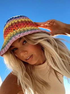 Princess Polly Peyton Bucket Hat  Multi Fashion
