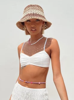 Princess Polly Peyton Bucket Hat  Brown Multi Best Sale