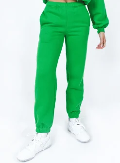 Princess Polly Pheonix Track Pants Apple  Green Best Sale