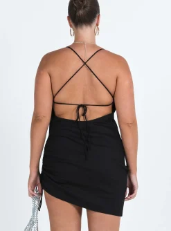 Princess Polly Playa D'En Bossa Mini Dress Black Online