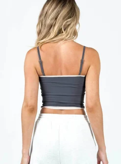 Princess Polly Premier Layered Tank Top  Slate Online