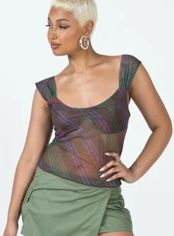 Princess Polly Prep In Your Step Top  Multi Store