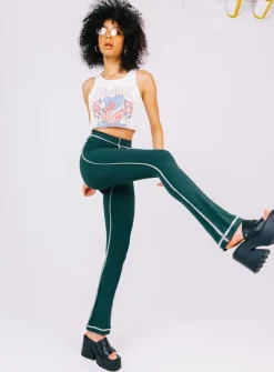 Princess Polly Presley Pants  Green Flash Sale