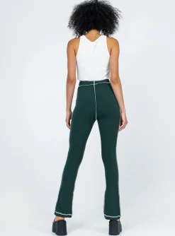 Princess Polly Presley Pants  Green Flash Sale