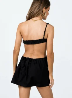 Princess Polly Pricilla Mini Dress  Black Fashion