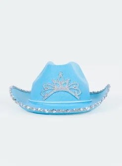 Princess Polly Princess Cowgirl Hat  Blue Best Sale