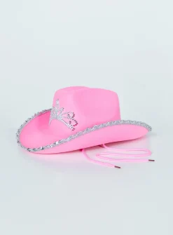 Princess Polly Princess Cowgirl Hat Pink Discount
