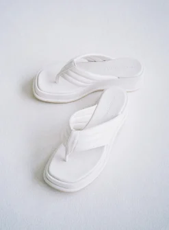 Princess Polly Pump It Up Platforms  White Clearance