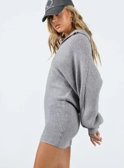 Princess Polly Quinten Mini Dress  Grey Online