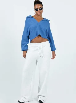 Princess Polly Quinten Sweater  Blue Online