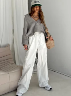 Princess Polly Quinten Sweater  Grey Cheap