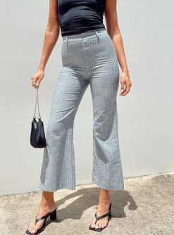 Princess Polly Rach Pants  Grey Outlet