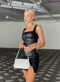 Princess Polly Rachael Top Black Flash Sale
