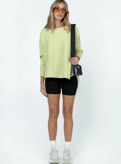 Princess Polly Radio Star Sweater  Green Discount