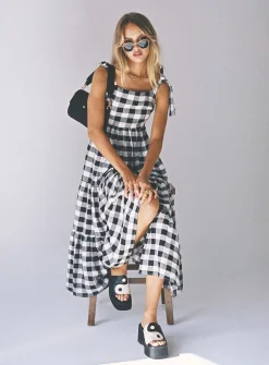 Princess Polly Rae Midi Dress  Black Best Sale
