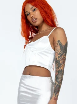 Princess Polly Rafael Top  White Shop