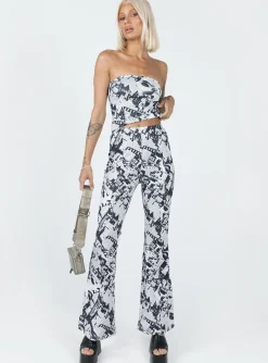 Princess Polly Rafi Set/ White Black Outlet