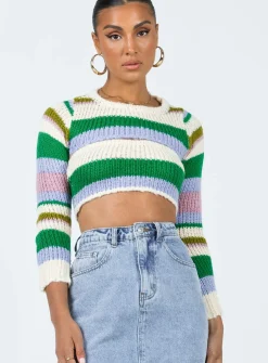 Princess Polly Ragetti Stripe Bolero  Multi Sale