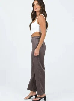 Princess Polly Rainford Pants  Mocha Clearance