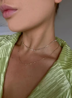 Princess Polly Ramsey Necklace  Gold Hot