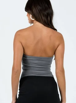 Princess Polly Raney Bodysuit Grey Fashion