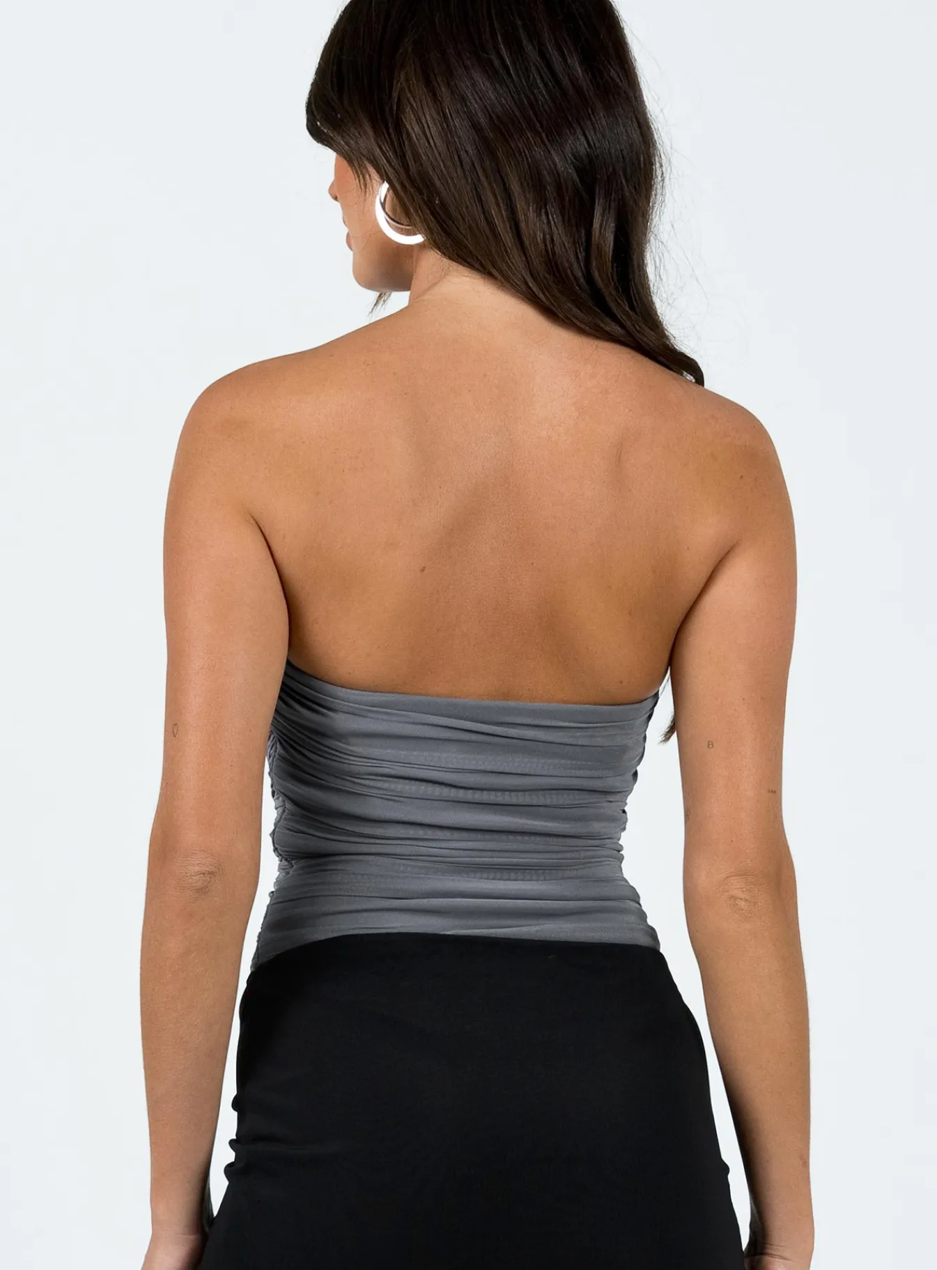 Princess Polly Raney Bodysuit Grey Fashion