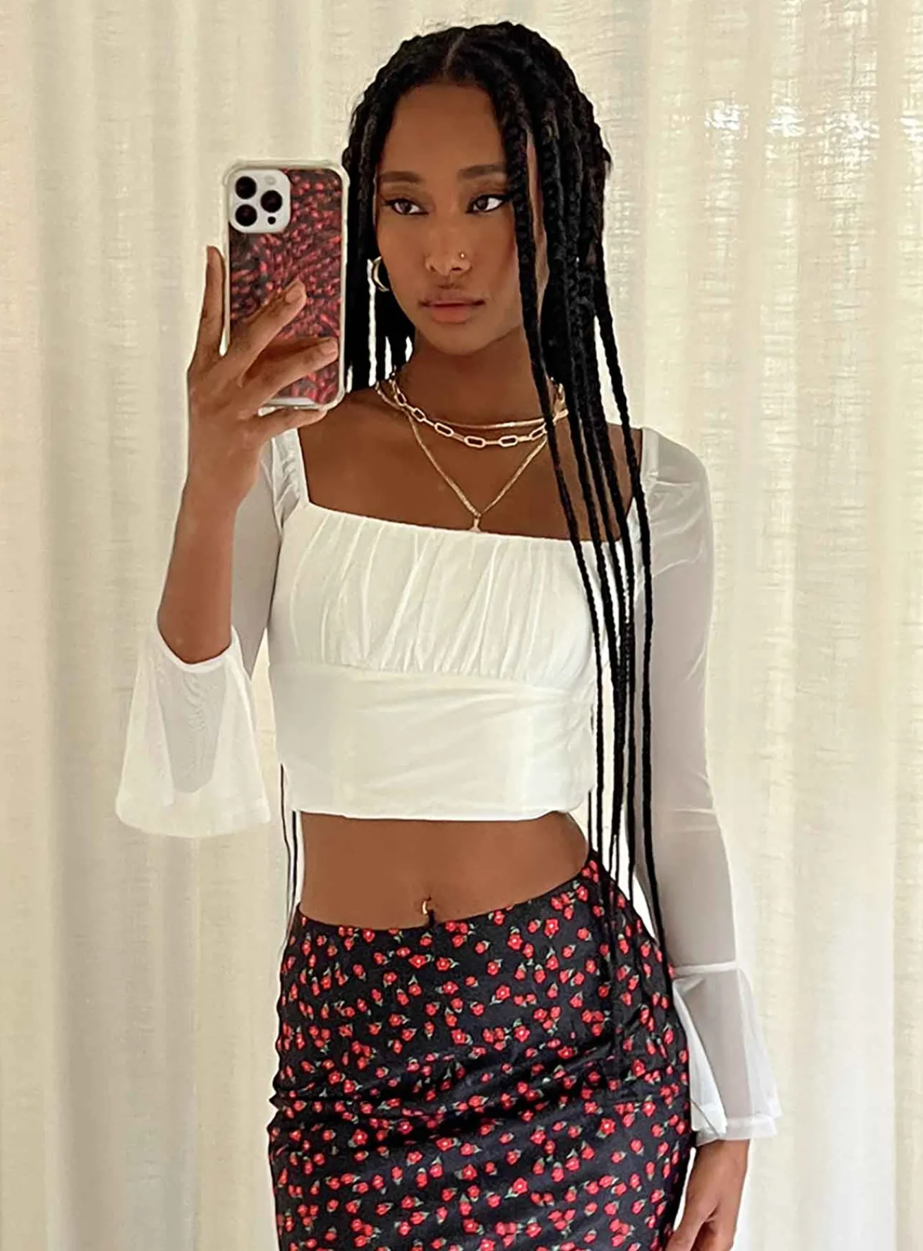Princess Polly Rankin Long Sleeve Top White Best Sale