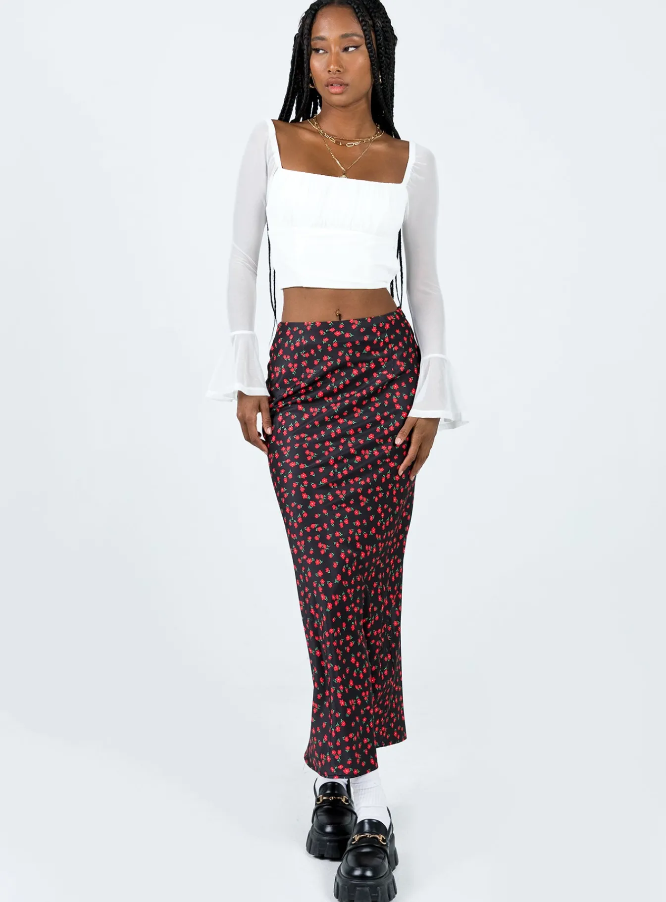 Princess Polly Rankin Long Sleeve Top White Best Sale