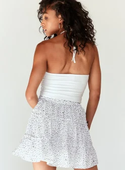 Princess Polly Rasmus Mini Skirt White Shop